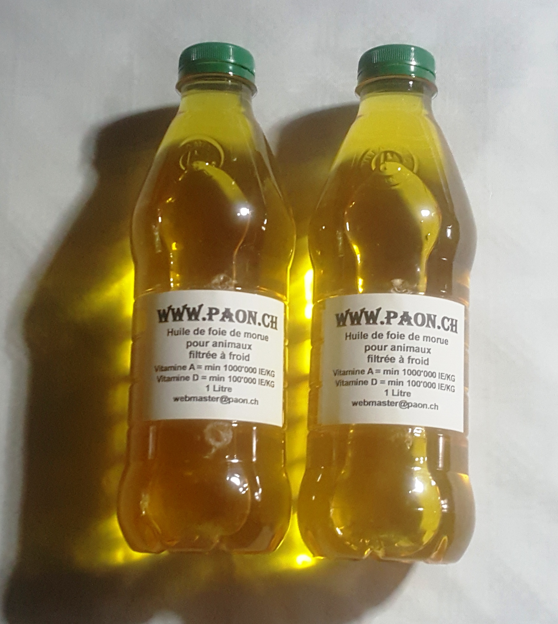 Huile de foie de morue — produits avicoles paon.ch, Suisse